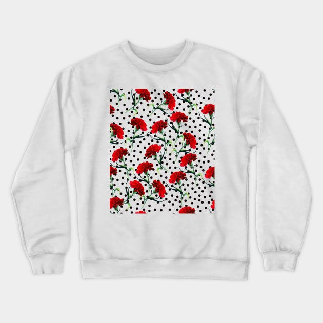 Clove Flowers Crewneck Sweatshirt by ilhnklv